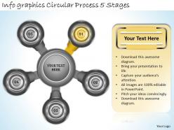 71846544 style circular hub-spoke 5 piece powerpoint presentation diagram infographic slide