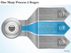 2013 business ppt diagram one many process 3 stages powerpoint template