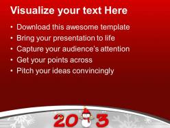 2013 new year and christmas concept powerpoint templates ppt themes and graphics