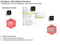 2013 november calendar powerpoint slides ppt templates