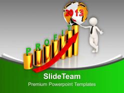 2013 profit graph business powerpoint templates ppt themes and graphics
