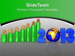 2013 successful growth of profits in business powerpoint templates ppt themes and graphics