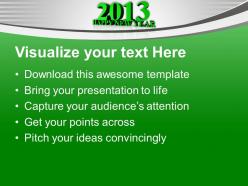 2013 upcoming year business concept powerpoint templates ppt themes and graphics