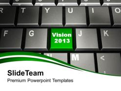 2013 vision on keyboard technology powerpoint templates ppt themes and graphics 0113