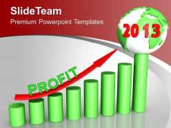 2013 year of business profit powerpoint templates ppt backgrounds for slides 0113