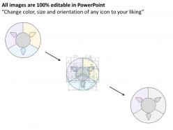 2014 business ppt diagram 3 steps in circular flow powerpoint template