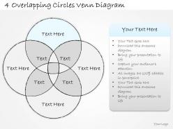 2014 business ppt diagram 4 overlapping circles venn diagram powerpoint template
