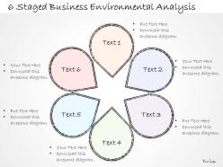 2014 Business Ppt Diagram 6 Staged Business Environmental Analysis Powerpoint Template
