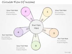 2014 business ppt diagram circular flow of income powerpoint template