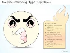 2014 business ppt diagram emoticon showing hyper expression powerpoint template