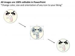 2014 business ppt diagram emoticon showing hyper expression powerpoint template