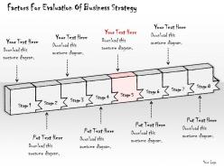 2014 business ppt diagram factors for evaluation of business strategy powerpoint template