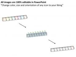90654385 style linear single 8 piece powerpoint presentation diagram infographic slide