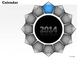 2014 calendar create your amazing year template and powerpoint slide for planning