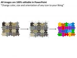 43969738 style puzzles matrix 1 piece powerpoint presentation diagram infographic slide