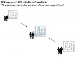 2102 business ppt diagram getting through the maze powerpoint template