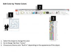 21302292 style variety 2 maze 1 piece powerpoint presentation diagram infographic slide