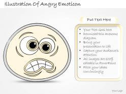 2102 business ppt diagram illustration of angry emoticon powerpoint template