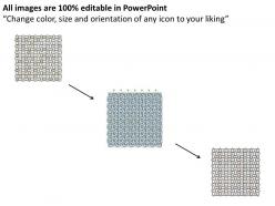 2102 business ppt diagram illustration of puzzle matrix powerpoint template