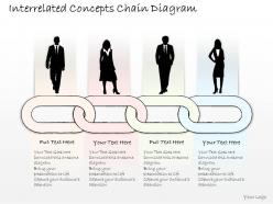 2102 business ppt diagram interrelated concepts chain diagram powerpoint template