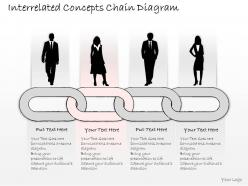 2102 business ppt diagram interrelated concepts chain diagram powerpoint template