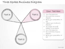 2102 business ppt diagram three spokes business diagram powerpoint template