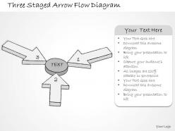 2102 business ppt diagram three staged arrow flow diagram powerpoint template