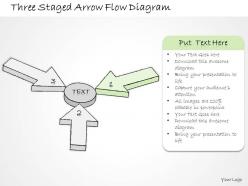 2102 business ppt diagram three staged arrow flow diagram powerpoint template