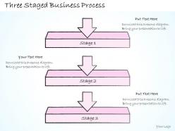 2102 business ppt diagram three staged business process powerpoint template