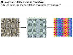 50184341 style puzzles matrix 1 piece powerpoint presentation diagram infographic slide