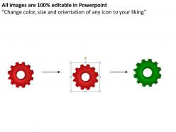 40884692 style variety 1 gears 5 piece powerpoint presentation diagram infographic slide