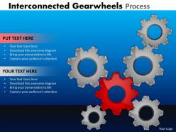 55378838 style variety 1 gears 6 piece powerpoint presentation diagram infographic slide