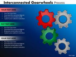 22 interconnected gearwheels process 8