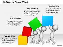 2413 believe in team work ppt graphics icons powerpoint