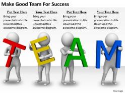 2413 business ppt diagram make good team for success powerpoint template
