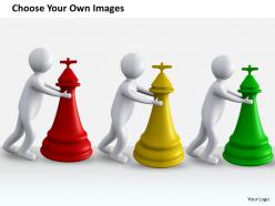 2413 business ppt diagram man with chess king powerpoint template