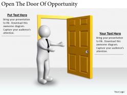 2413 business ppt diagram open the door of opportunity powerpoint template