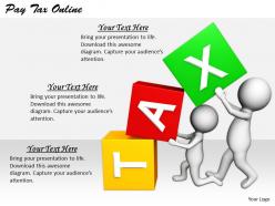 2413 business ppt diagram pay tax online powerpoint template
