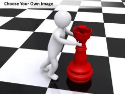 2413 business ppt diagram play chess and become wise powerpoint template