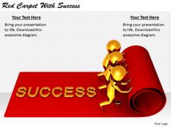 2413 business ppt diagram red carpet with success powerpoint template