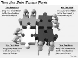 2413 business ppt diagram team can solve business puzzle powerpoint template