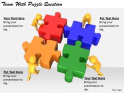 2413 business ppt diagram team with puzzle question powerpoint template