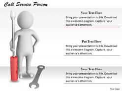 2413 Call Service Person Ppt Graphics Icons Powerpoint