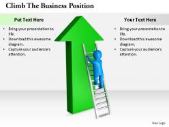 2413 climb the business position ppt graphics icons powerpoint