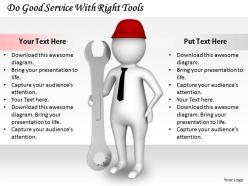 2413 Do Good Service With Right Tools Ppt Graphics Icons Powerpoint