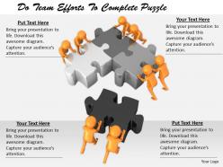 2413 do team efforts to complete puzzle ppt graphics icons powerpoint
