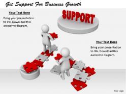 2413 get support for business growth ppt graphics icons powerpoint