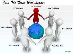 2413 join the team with leader ppt graphics icons powerpoint