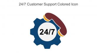 24 7 Customer Support Colored Icon In Powerpoint Pptx Png And Editable Eps Format