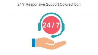 24 7 Responsive Support Colored Icon In Powerpoint Pptx Png And Editable Eps Format